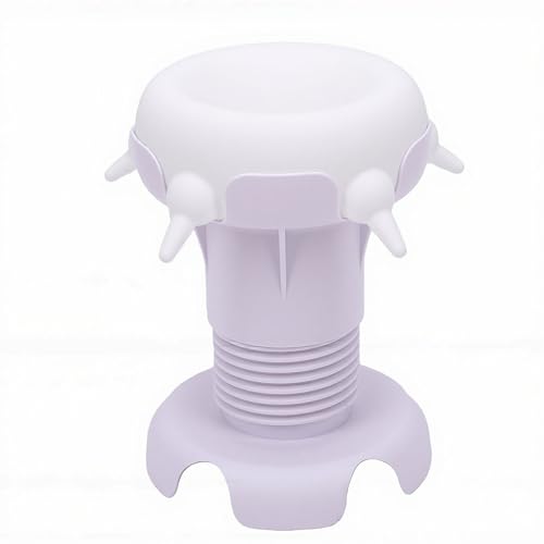 Pssopp Feeding Supplies Silicone Puppy Nursing Station Puppy Feeder Milk Bowl with 4 Nipples for Newborn Rabbits Kittens Other Animals Pet Milk Feeder Station, Pet (White) - color: White