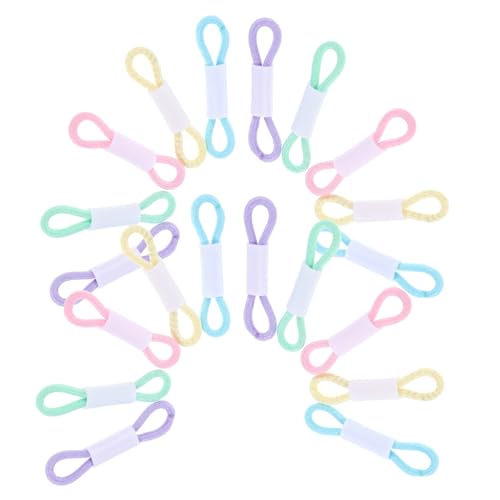 KESYOO Elastic Leg Rings for Poultry Chicks Babies, 200 Pieces Multicolor, Adjustable Bands for Quick Identification in Poultry Farms Color