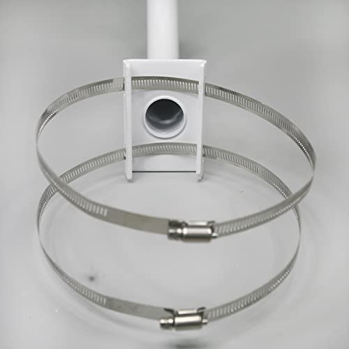 Security Camera Mount Bracket, Dome PTZ Camera Mount Universal Camera Pole Mount Bracket for CCTV Security Camera/IP Camera, L Type
