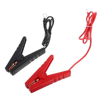 Outanaya 2Pcs Electric Fence Jump Cable with Crocodile Clip Durable Fencing System Wire for Livestock Connection Easy to Install Electric Fence for Farm and Garden Use