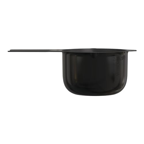 Color Up ⅔ Cup Measuring Cup (160 ml) – Premium Black Stainless Steel, Accurate for Wet & Dry Ingredients, Embossed Markings, Easy-Pour Spouts, Dishwasher-Safe, Kitchen Essential - size: 2/3 Cup (160 ml) Black