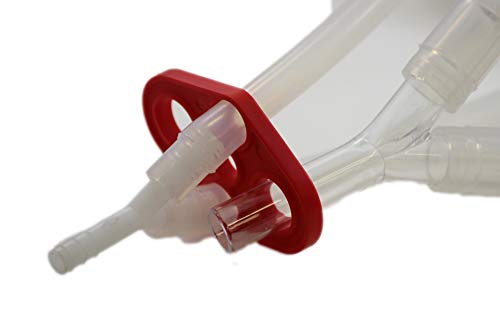 Melasty, Dwarf Goat Milking Cluster Group for Milking Machine with Silicone Liners, Plastic Shells, Air Hoses, Automatic Valves