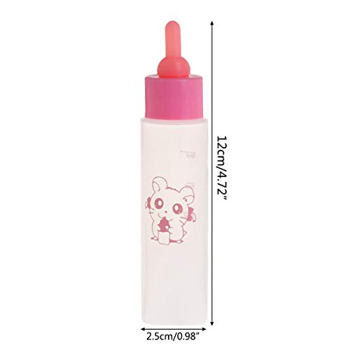 Small for Feeding Bottle Pet Nursing Bottles Capacity 30ml for Feeding Hamster Kitten Puppy Small Pet Bottle Dog Milk Bottle Pet Nursing Bottle Puppy Kitten Feeding Bottle Nipple Milk