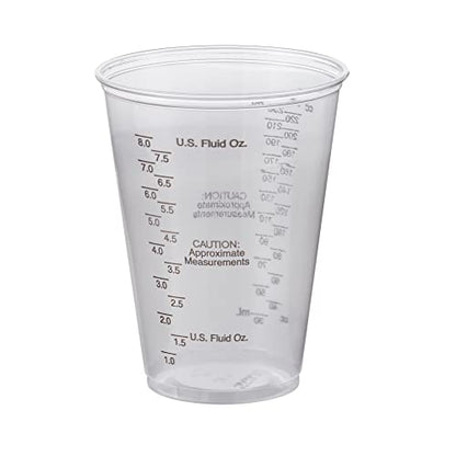 Dart TP10DGM 10 Ounce Graduated Medical Ultra Clear PET Plastic Cup, 50 Count (Pack of 20), Total 1000 Count