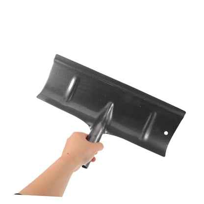 Holibanna Manual Maintenance Scraper Livestock Cage Shovel Fowl Waste for with Antislip Handle and Made of Sturdy Manganese Steel, Lightweight Cleaning Tool Poultry for Horse Goat Barn