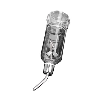 Yardwe Squirrel Pet Drinking Water Feeder Stainless Steel Automatic Dispenser for Small Animals Like Hamster Chinchilla Guinea Pig Easy to Install Leakproof