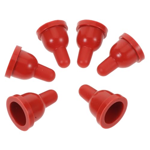 SHINEOFI 6pcs Goat Nursing Nipples Soft Rubber Feeding Nipples for Small Animals Lamb Piglet Livestock Feeding Supplies for Farm Use