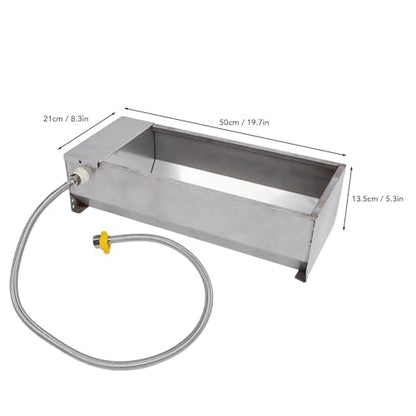 Automatic Livestock Water Trough | 5 - Gallon Large Capacity Auto - Filling Bowl | Stainless Steel Waterer for Chickens/Ducks/Cows | Rustproof Farm Watering System