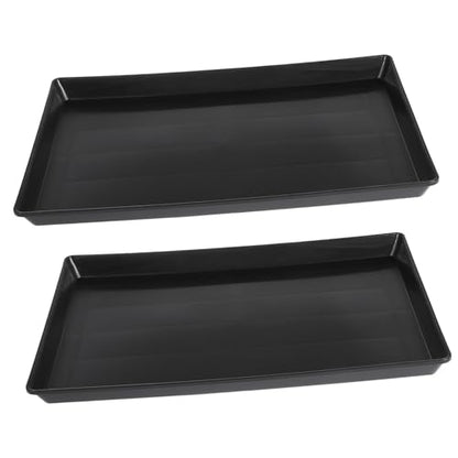 BESPORTBLE Bird Cage Poop Tray Replacement Dog Crate Tray Potty Parrot Toilet Pan Pet Poop Holder 2pcs 44x29x3cm - size: 44x29cm