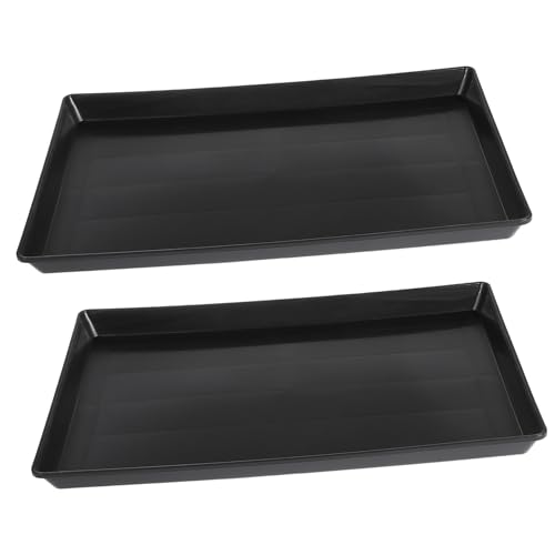 BESPORTBLE Bird Cage Poop Tray Replacement Dog Crate Tray Potty Parrot Toilet Pan Pet Poop Holder 2pcs 44x29x3cm - size: 44x29cm