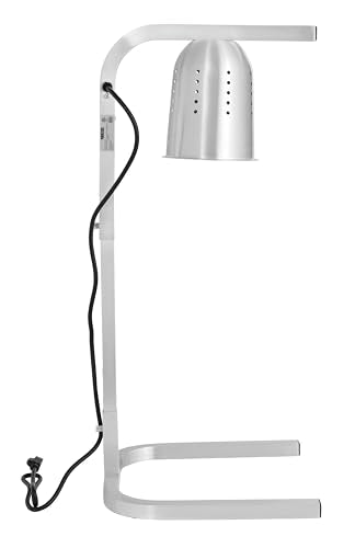 Kratos Commercial Countertop Food Heat Lamp|Freestanding Single Bulb Warmer | Silver Countertop Heat Lamp for Food |120V, 250W | Adjustable Height Design | ETL Certified (31M-001) - size: 1 Bulb-Silver