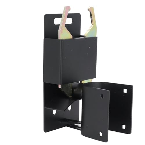 2 Way Gate Latch Lockable Sag - Proof | Heavy Duty Steel Fits 1 5/8-2in Round Tube | Farm Gate Latch for Cattle/Horses/Sheep | Oxidation - Proof, One - Hand Use