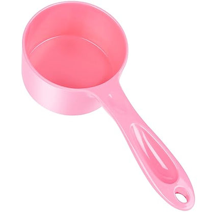 Super Design 1 Cup Dog Food Scoop for Container Melamine Measuring Scoop for Dogs Cats Birds and Rabbits Pet Food Feeding Scoop Dishwasher Safe - Baby Pink - color: Baby Pink 1 Cup