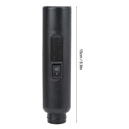 SUNGOOYUE LED Light Egg Candler Tester Plastic Rechargeable Egg Tester Light 15cm Portable Flashlight for Chicken Monitoring in Home Incubator Hatchery Use