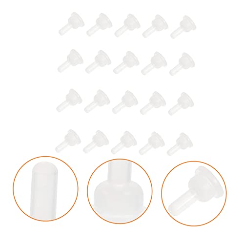 40pcs Silicone Pet Nurser Nipples Replacement Pacifiers for Small Animals for Rabbits and Chinchillas Soft and Safe Feeding Accessories