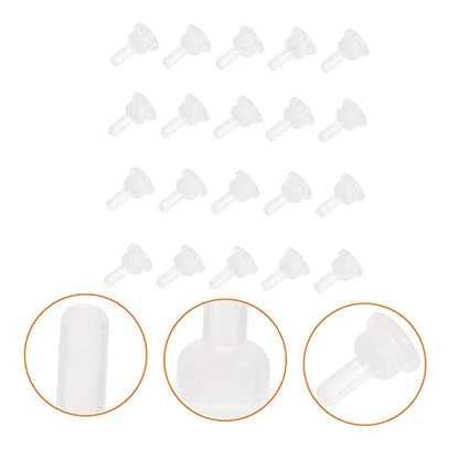 40pcs Silicone Pet Nurser Nipples Replacement Pacifiers for Small Animals for Rabbits and Chinchillas Soft and Safe Feeding Accessories