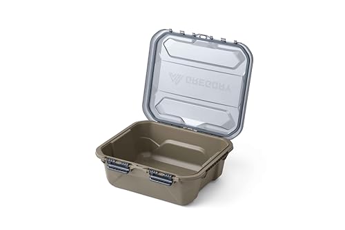 Gregory Alpaca 25L Waterproof Gear Organization/Camping Gear Box with Transparent Removable Lid, Mirage Tan - color: Mirage Tan, size: 25L