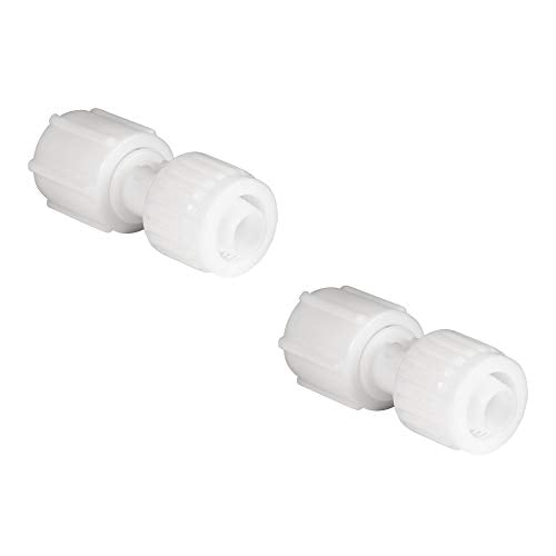RecPro 1/2" Flair-It Faucet Adapter – PEX & Gray Tubing Connector | No Crimp Compression RV Plumbing Fitting | Leak Resistant (2 Fittings) - size: 2 Fittings