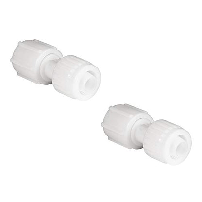 RecPro 1/2" Flair-It Faucet Adapter – PEX & Gray Tubing Connector | No Crimp Compression RV Plumbing Fitting | Leak Resistant (2 Fittings) - size: 2 Fittings
