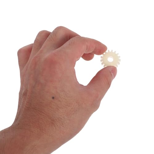 6pcs Egg Incubator Replacement Parts Plastic Rotating Gears for Egg Accessories Compatible with Goose Chicken Duck Hatching Machines Beige