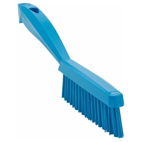 Vikan 13/16 in W Scrub Brush, Stiff, 11 51/64 in L Handle, 5 51/64 in L Brush, Blue, Plastic 41953-1 Each - color: Blue