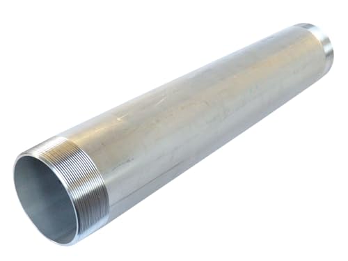 1 1/4" x 18" 304 Stainless Steel Schedule 80 S80 Nipple Threaded Both Ends TBE Seamless - size: 1 1/4" x 18", style: 1 1/4"