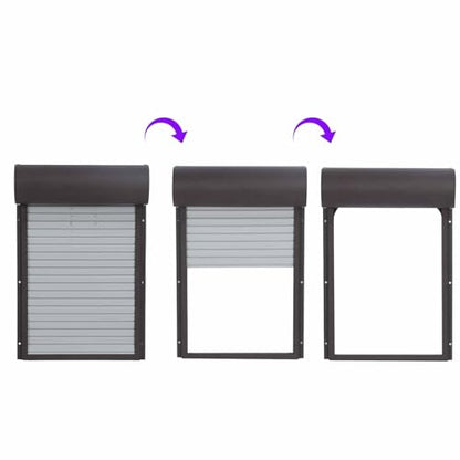 Automatic Chicken Coop Door Opener, Battery Powered Metal Poultry Pet Door with Timer, LED Display Auto Coop Doors for Duck Goose