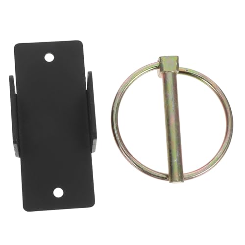 Hemoton Heavy Duty Steel Quick Release Bucket Hook Featuring Safety Pin for Barns and Horse Stalls, Prevents Accidental Bucket Falls, for Slow Hay Bags and Livestock Feeding