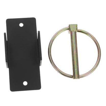 Hemoton Heavy Duty Steel Quick Release Bucket Hook Featuring Safety Pin for Barns and Horse Stalls, Prevents Accidental Bucket Falls, for Slow Hay Bags and Livestock Feeding