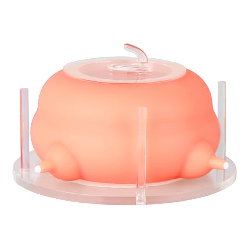 Puppy Feeder for Multiple Puppies, Pet Milk Feeder with Silicone Dog Nursing Station of 4, Puppy Milk Replacer for Puppies/Kittens