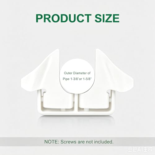 2 Pack Wall Mount Butterfly Latch 1-3/8" to 1-5/8", Gate Fork Lock with Padlock Hole, Chain Link Fence Parts, Gate Fork Latch,Chain Link Fence Gate Latching Hardware(White - 2 pcs) - color: White - 2 pcs