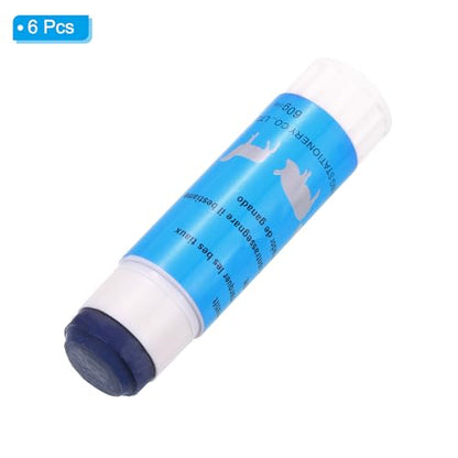 PATIKIL 1.1" x 4.41" Livestock Marker, Highly Visible, 6 Pcs Paint for Marking Animal Skin, Hide, Pelt, Wet and Dry for Cattle Heat, Blue
