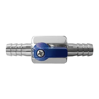 Beduan 1/2” Hose ID Barb Ball Valve 304 Stainless Steel Mini Shut Off Valve for Water Gas Fuel Drip Irrigation and Aquariums - size: 1/2" Hose Barb