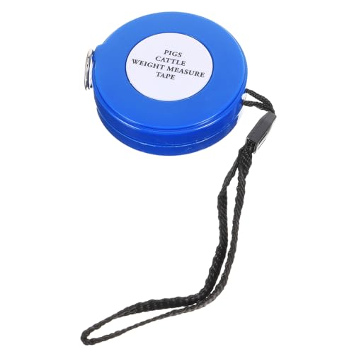LALAFINA Animal Weight Tape Measure for Goats Cattle Pigs High Measuring Tape for Chest Waist and More Portable Farm Livestock Measuring Tool