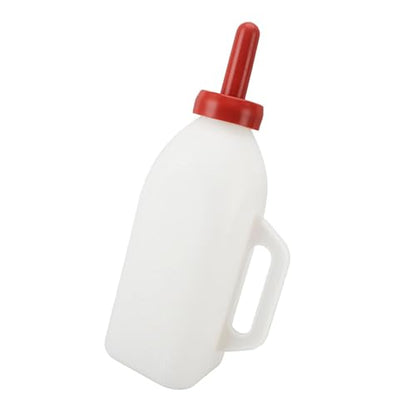 Calf Feeding Bottle with Nipple and Comfortable Grip Feeders 1-5L Large Capacity Easy Bottle - color: 2 Liters