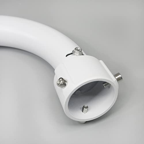 Security Camera Mount Bracket, Dome PTZ Camera Mount Universal Camera Pole Mount Bracket for CCTV Security Camera/IP Camera, L Type