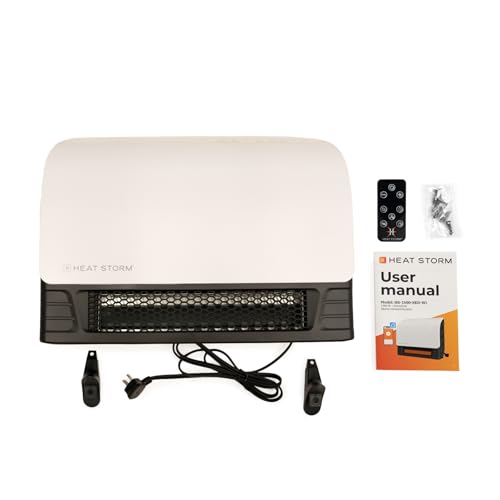 Heat Storm 1500-Watt Sedona WiFi Infrared Wall Mountable Heater,White