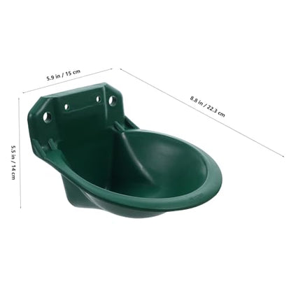 Plastic Sheep Water Bowl Livestock Drinking Feeder for Cattle Goats Sheep Easy to Clean Sturdy Design for Farm Use Automatic Water Dispenser Float Valve