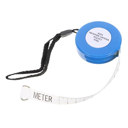 NUOBESTY Animal Weight Measuring Tape Lightweight Farm Tool for Cattle Pig Goat Horse Chest Girth Measurement Practical Livestock Body Tape for Accurate Weight Estimation