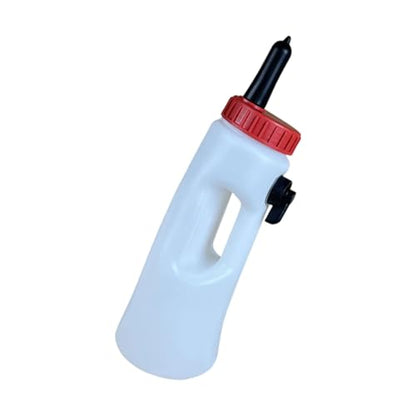Calf Feeding Bottle Capacity Milk Feeders with Handle and Silicone Nipple for Easy Nursing Holders with Ergonomic Handle and Silicone Nipple for Feeding
