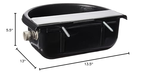 H2O Animal Hydration Tough Guy Automatic Waterer with Drain for pets, 1.5 gallons