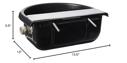 H2O Animal Hydration Tough Guy Automatic Waterer with Drain for pets, 1.5 gallons