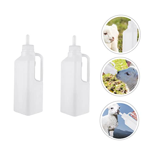 HEMOTON 850ml Silicone Sheep Nursing Bottle for Calves and Piglets Veterinary Feeding Supply Replacement Nipples for Livestock