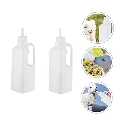 HEMOTON 850ml Silicone Sheep Nursing Bottle for Calves and Piglets Veterinary Feeding Supply Replacement Nipples for Livestock