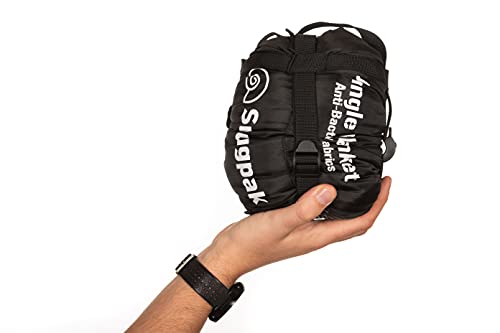 Snugpak Jungle Survival Blanket - Insulated, Lightweight, Water Repellent Polyester, Black - color: Black, size: 76 x 64 inches