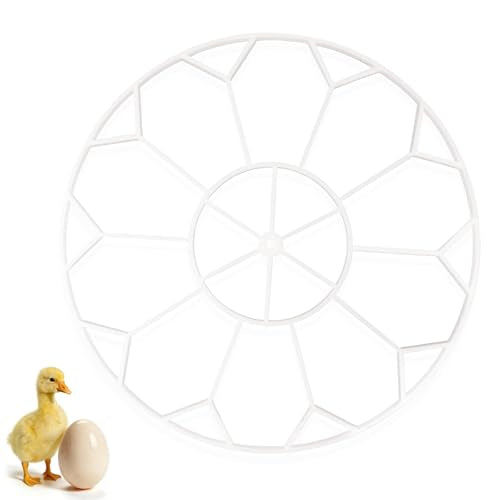 JGT360 Jumbo Goose Heavy Incubator Tray, Holds 10 Jumbo Eggs, for Nurture Right 360 Incubator Turner, Compatible with Large & Heavy Breed Eggs (White)