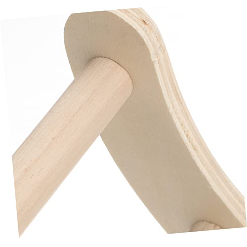 UKCOCO Natural Wooden Chicken Perch for Chick Brooder Rod Training Rack and Roosting Bar for Chicken Coop Chick for Young Birds and Poultry