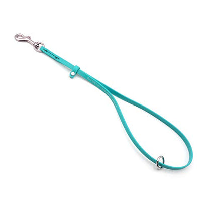 Jelly Pet Grooming Loops 3/8'' x 18'' W/Ring (Teal) | Made in The USA - color: Teal, size: 3/8'' x 18''