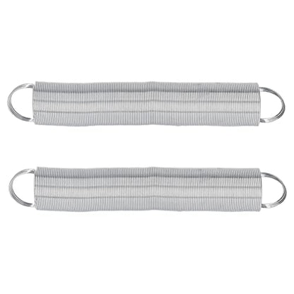 2PCS Electric Fence Gate, 16 Feet Livestock Fence Spring Stainless Steel Tension Spring Gate Handles Kit for Farms Yards Lawns