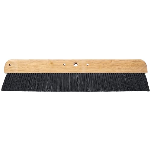MARSHALLTOWN 24 Inch Wood Backed Concrete Broom, Polypropylene Bristles, Made in the USA, 830 - style: 24 Inch